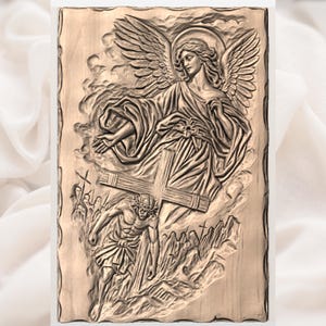 Guardian Angel Relief STL view 2