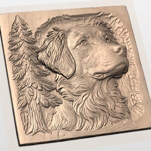 Brittany Spaniel Dog Love STL view 2