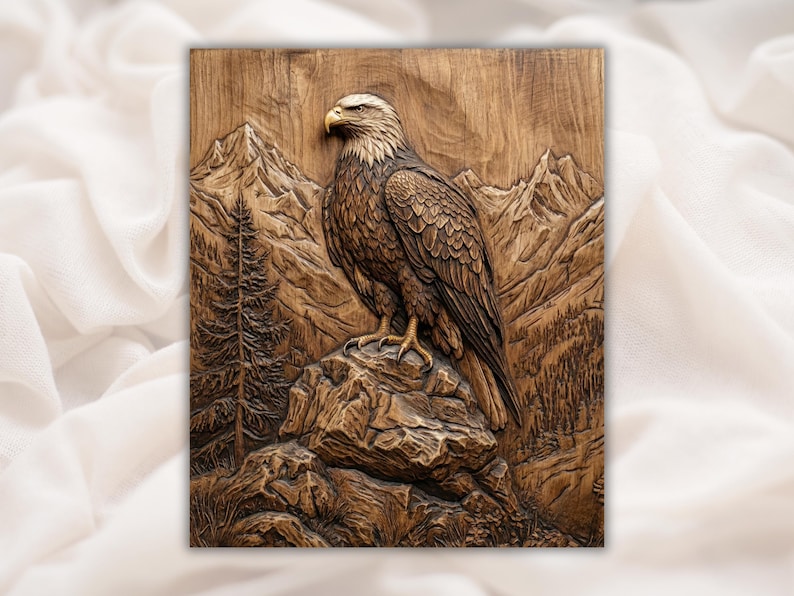 Bald Eagle STL Relief