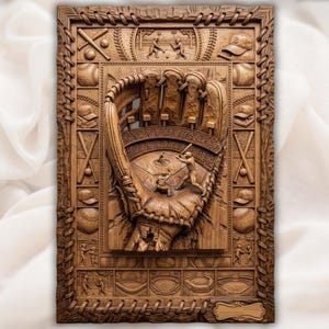 Baseball Scene STL view 1