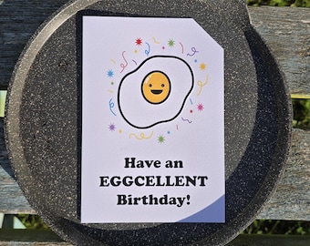 Braille 'Have an EGGCELLENT Birthday!' Card - Dot & Type