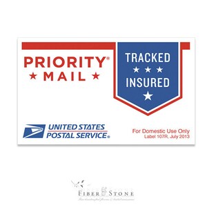 Upgrade from First Class Mail to Priority Mail - US only