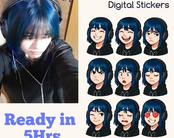 Custom Photo Sticker Pack: Personalisierte Emotes