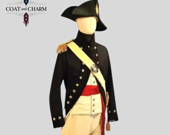 再現コスプレ - ナポレオン時代の軍人制服 - 歴史的なフランス革命の