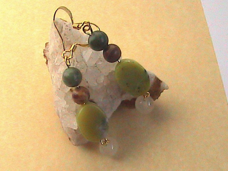 Brazilian Jasper Agate Earrings main image 0