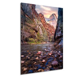 Zion National Park Photography Print: The Narrows River Canyon - Utah Landscape