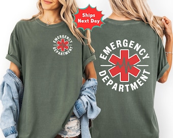Comfort Colors Emergency Department Nurse Shirt, ER Sweatshirt