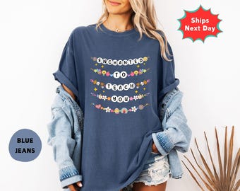 Comfort Colors Teacher Shirt: Enchanted to Teach, Back to School