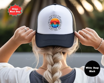 Vacation Matching Hats, Custom Trucker Hats, Vacation Hats, Beach Trip Hots