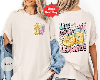Comfort Colors Lemonade Faith Quote Youth Shirt