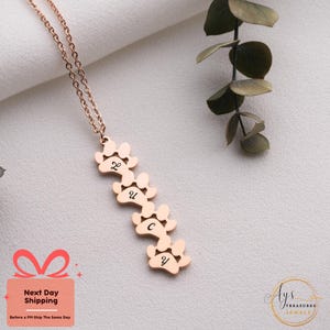 Gold Engraved Paw Name Necklace, Engraved Paw Pendant, Paw Print Name Necklace, Pet Memorial Jewelry, Gift For Dog Mom, Gifts for Her