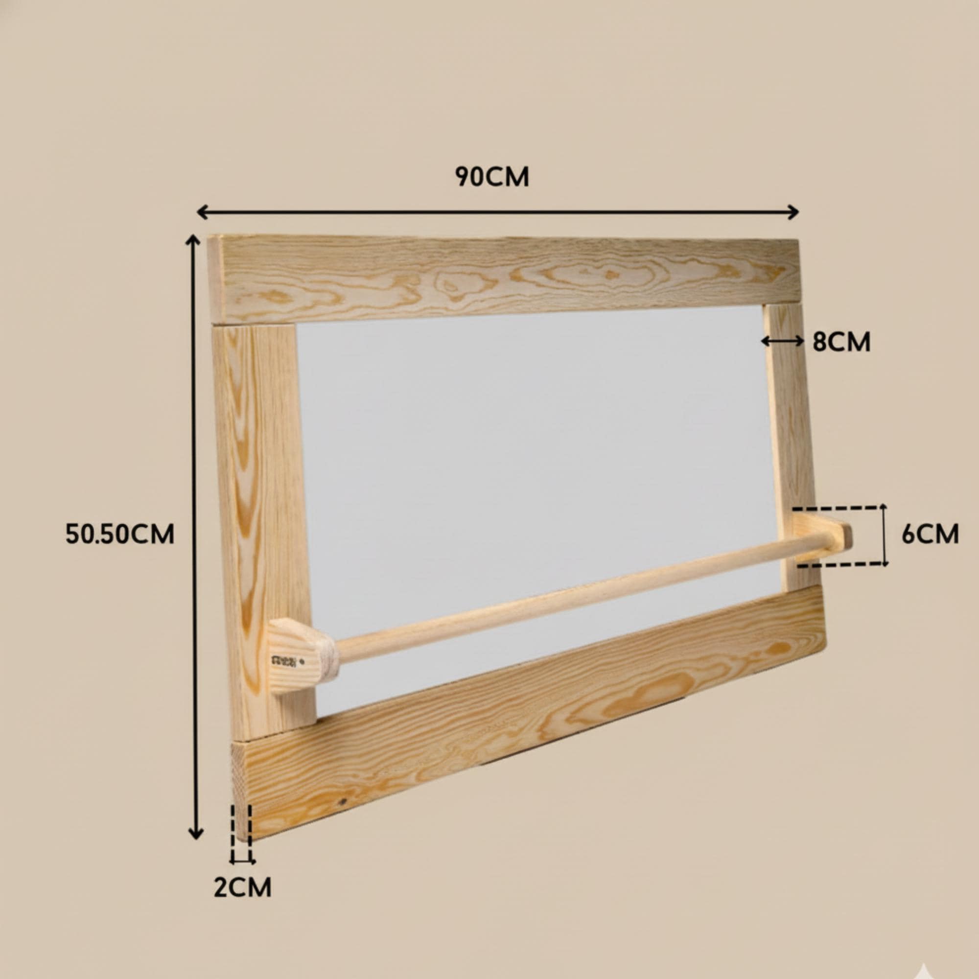 Espejos De Pared Con Marco De Madera