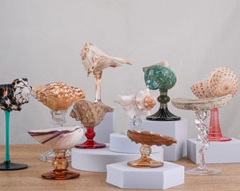 Handmade Seashell Wine Glasses – Bespoke Beach Wedding Decor