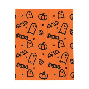 Griezelige pluche deken