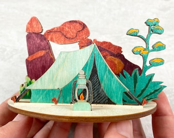 Campin' Diorama Kit