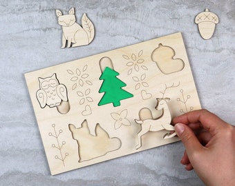 Forest Folk Easy Peasy Puzzle