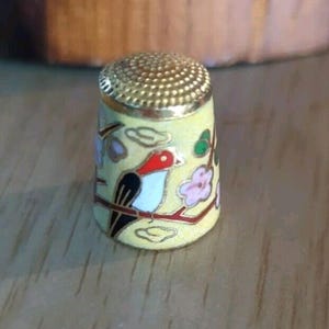 Vintage Porcelain Sewing Thimble