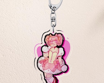 Madoka Kaname Keychain Puella Magi Madoka Magica