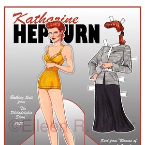 Katharine Hepburn Paper Doll image 1