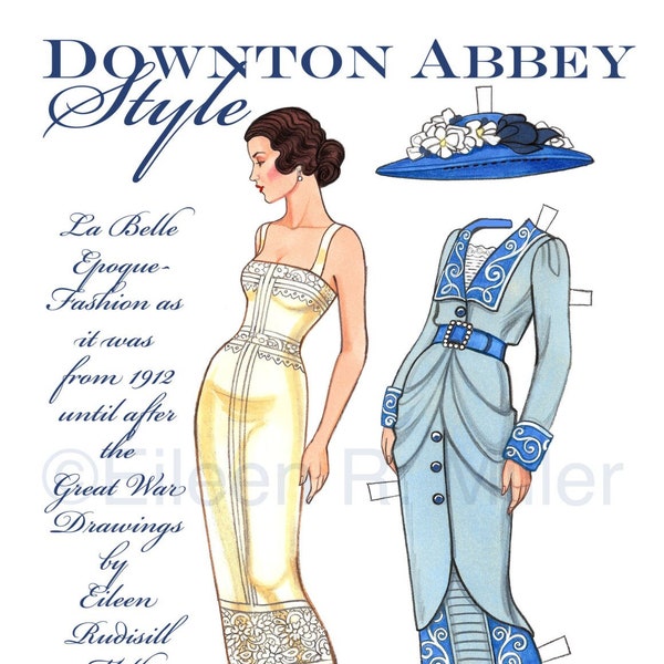 Downton Abbey Style Paper Doll