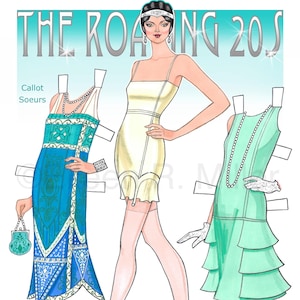 The Roaring 20s Paper Doll