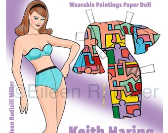 Wearable Paintings Paper Doll