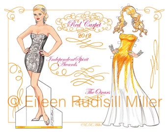 2012 Red Carpet  Paper Doll