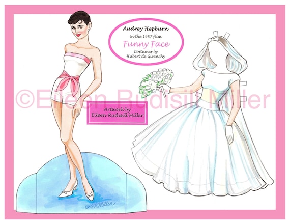 audrey hepburn paper dolls