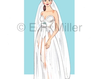 20th Century Brides Paper Doll