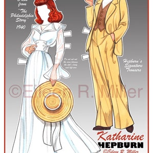 Katharine Hepburn Paper Doll image 2