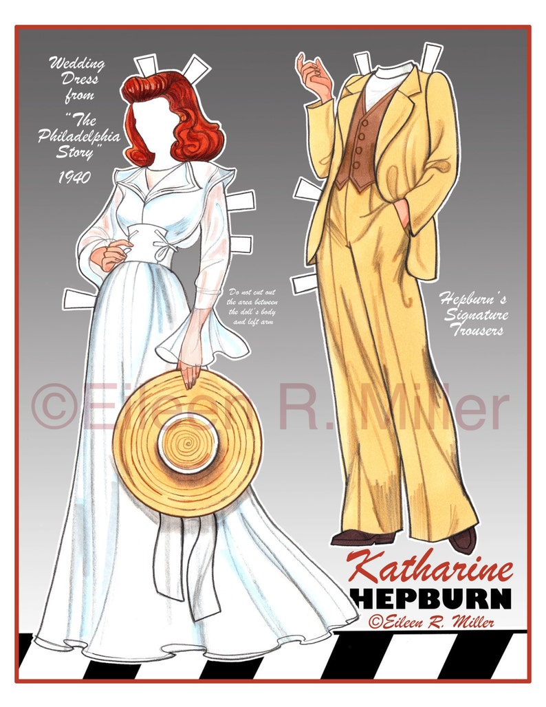 Katharine Hepburn Paper Doll image 2