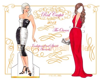 2013 Red Carpet Paper Doll