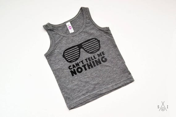 Can T Tell Me Nothing Kids Tank Scout Indiana Etsy