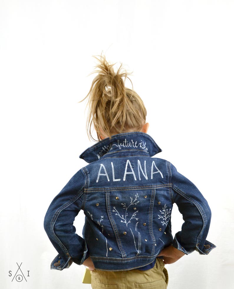 girl power jean jacket