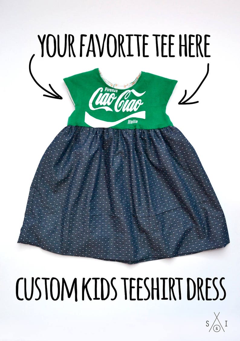 old t shirt to baby dress