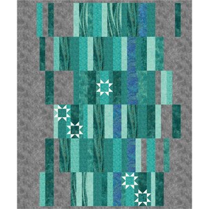 Shimmering Waterfalls Quilt Pattern BS2-361 - Paper Pattern