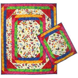 Easy Breezy with matching Doll Quilt Pattern BS2-293 - Paper Pattern