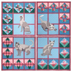 Quilts & Cats Set Quilt Anleitung SZEN-2500