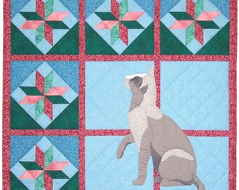 Stargazer Kitty Quilt Pattern SCN-2040 - Paper Pattern