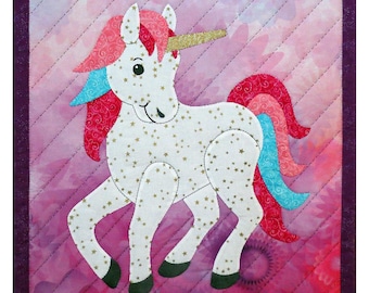Unicorn/Pony Quilt Pattern SCN-2081 - Paper Pattern
