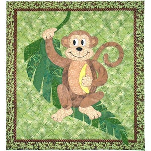 Mortimer Monkey Quilt Pattern SCN-2056 - Paper Pattern