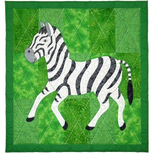 Patrón de edredón Zoe Zebra SCN-2061 - Patrón de papel