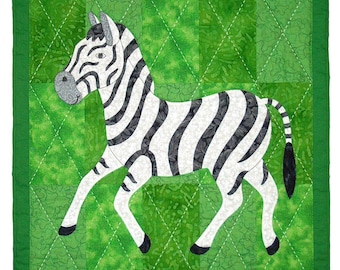 Zoe Zebra Quilt Pattern SCN-2061 - Paper Pattern