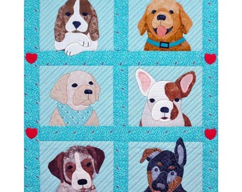 Puppy Love Quilt Pattern SCN-2080 - Paper Pattern