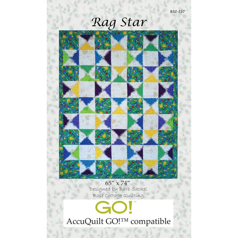 Rag Star Quilt Pattern BS2-237 - Paper Pattern - Etsy