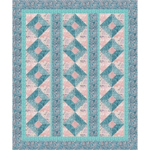 Batik Squares Quilt Pattern BS2-257 - Paper Pattern