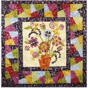 Fancy Flowers Quilt Pattern BS2-294 - Paper Pattern