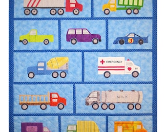 Just Trucks Quilt Pattern SCN-2065 - Paper Pattern