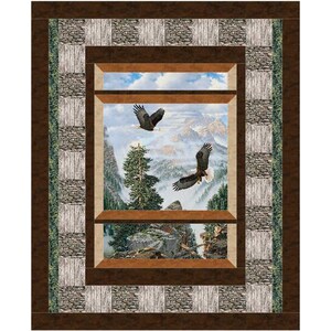 Quiltpatroon BS2-445 (vogelperspectief) - Papieren patroon