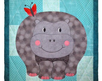 Heidi Hippo Quilt Pattern SCN-2070 - Paper Pattern